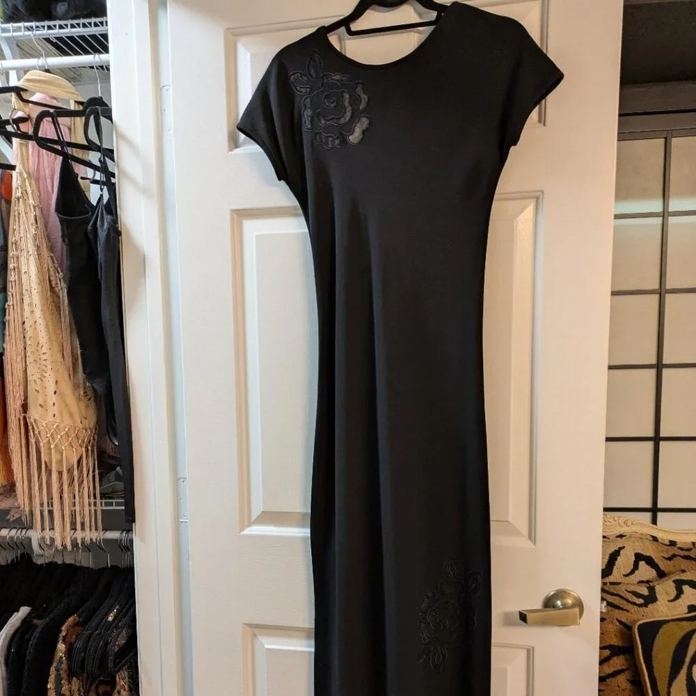 GRAY EVENING DRESS - Picture 1 of 4